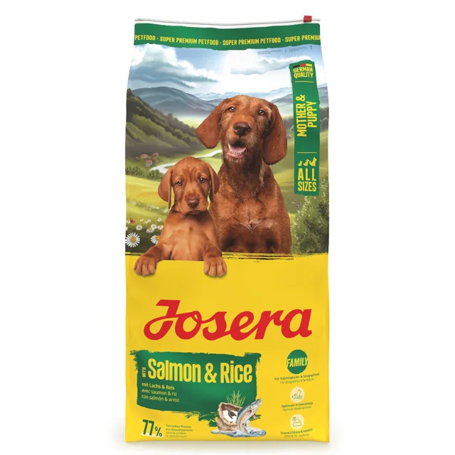 Josera Mother & Puppy s lososem a rýží - 12,5 kg