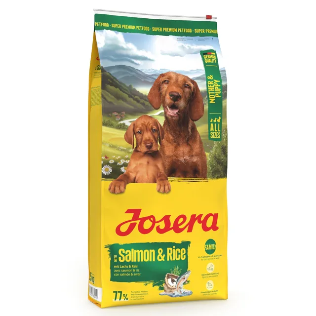 Josera Mother & Puppy s lososem a rýží - 3 kg
