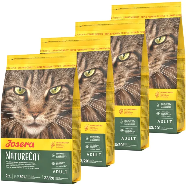JOSERA NatureCat bez obilovin 4x2 kg