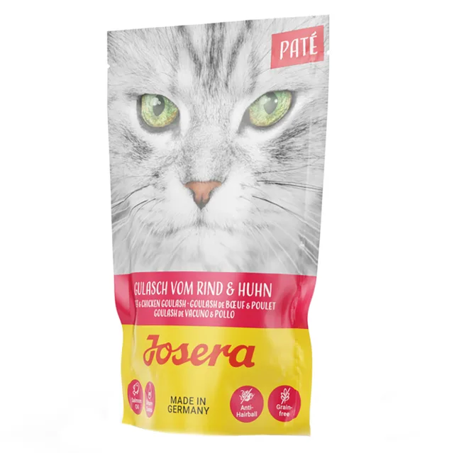 Josera Paté  16 x 85 g - hovězí a kuřecí guláš