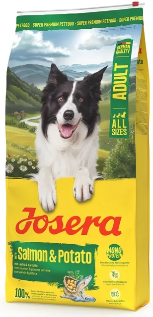 JOSERA Salmon and Potato Adult 12,5kg Bezobilné krmivo pro psy s citlivým žaludkem
