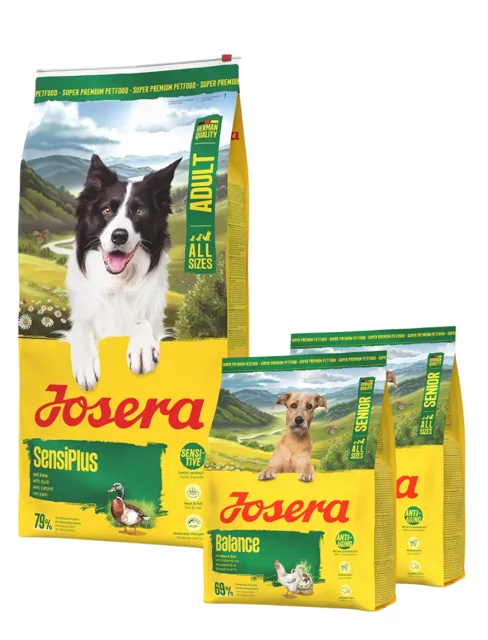 JOSERA SensiPlus 12,5kg pro psy s citlivým trávicím systémem + 2x900g krmiva ZDARMA