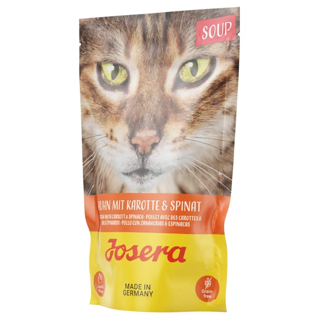 Josera Soup -  kuřecí s mrkví a špenátem (16 x 70 g)