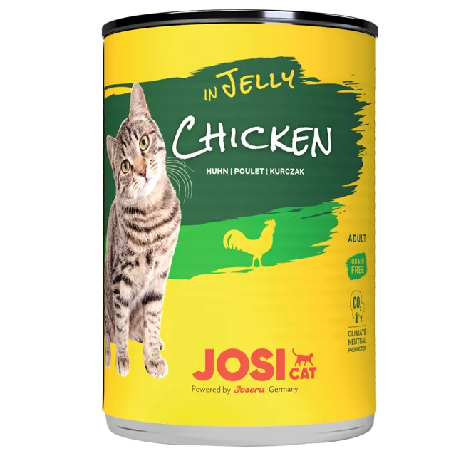 JosiCat konzerva v želé 24 x 400 g - hovězí