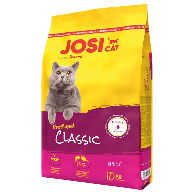 JosiCat Sterilised Classic s lososem - 650 g