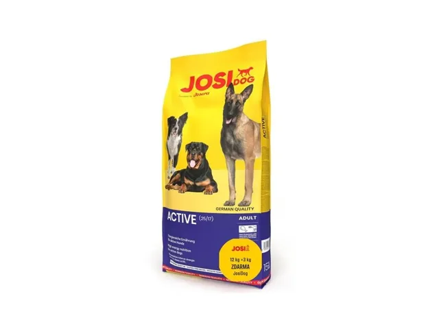 JOSIdog Active - 12 + 3 kg GRATIS