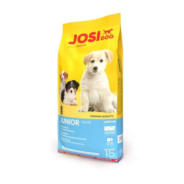 JosiDog Junior s kuřecím - výhodné balení: 2 x 15 kg