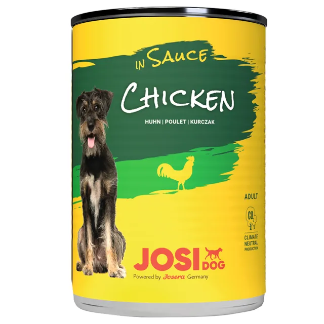 JosiDog vlhké krmivo v omáčce 12 x 415 g - hovězí