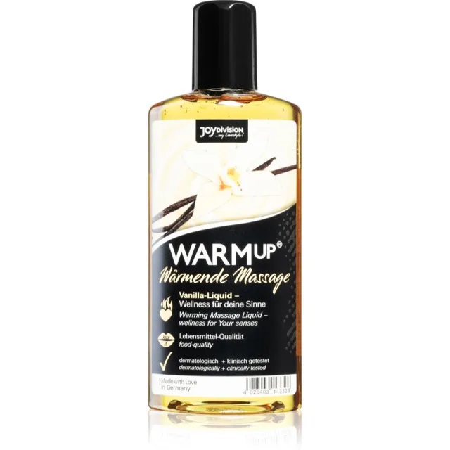 JoyDivision WARMup masážní gel s příchutí Vanilla 150 ml