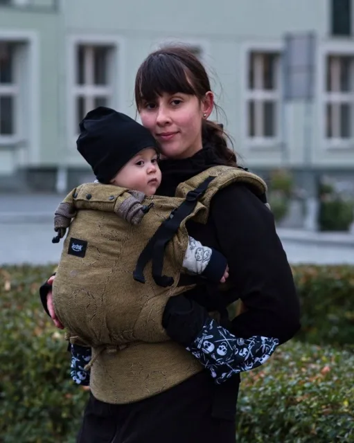 Jožánek BAZAR Ergonomické nosítko pro děti od 6 měsíců TODDLER (DAN), hořčicové