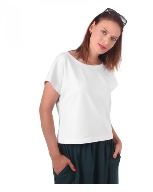 Jožánek Dámské crop top tričko Edita – bílá