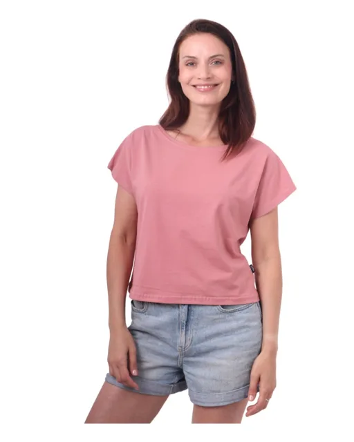 Jožánek Dámské crop top tričko Edita – starorůžová