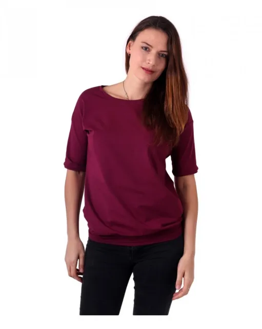 Jožánek Dámské oversized tričko Darina – cyklámen | Jožánek®