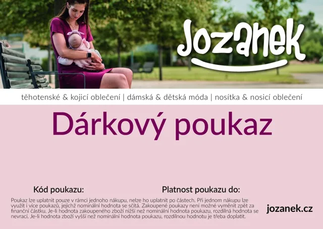 Jožánek Dárkový poukaz Jožánek® v hodnotě 3500,-Kč