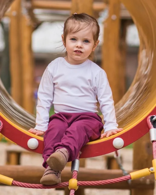 Jožánek Dětské body s dlouhým rukávem – bílé | Jožánek®
