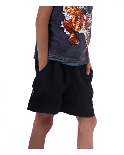 Jožánek Dětské funkční outdoor kraťasy, prodyšné, voděodolné, černé 98