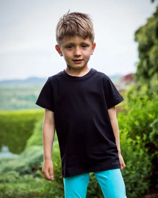Jožánek Dětské tričko, krátký rukáv, černé