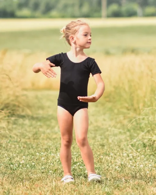 Jožánek Dívčí baletní, gymnastický dres – černý 110