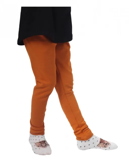 Jožánek Dívčí zateplené legíny, oranžové hořčicové 92
