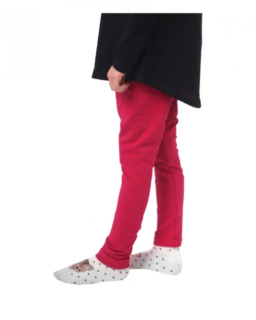 Jožánek Dívčí zateplené legíny, sytě růžové 104