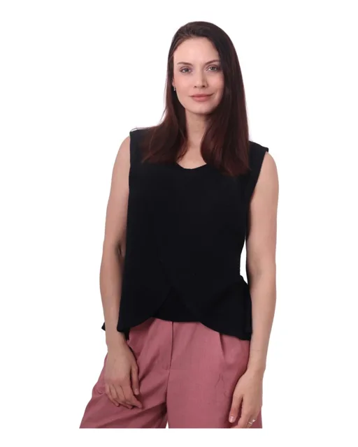 Jožánek Kojicí mušelínové triko tílko Maja, černé L/XL
