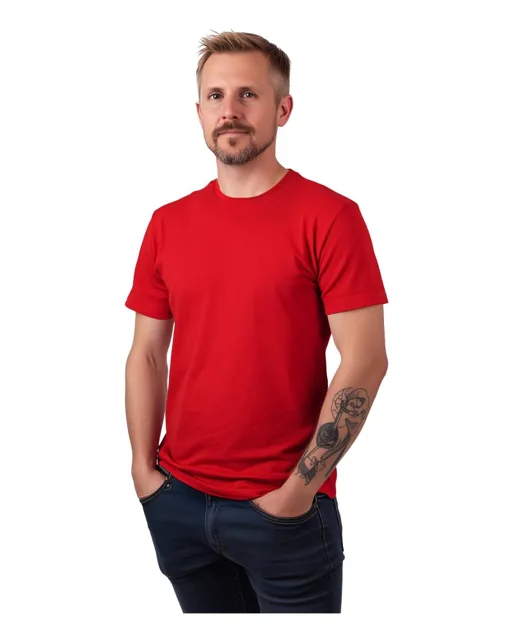 Jožánek Pánské tričko Marek, krátký rukáv – červené S
