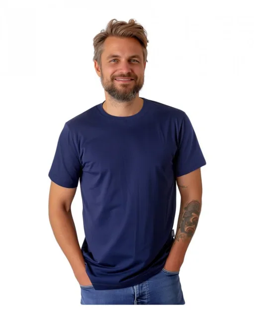 Jožánek Pánské tričko Marek, krátký rukáv – jeans S