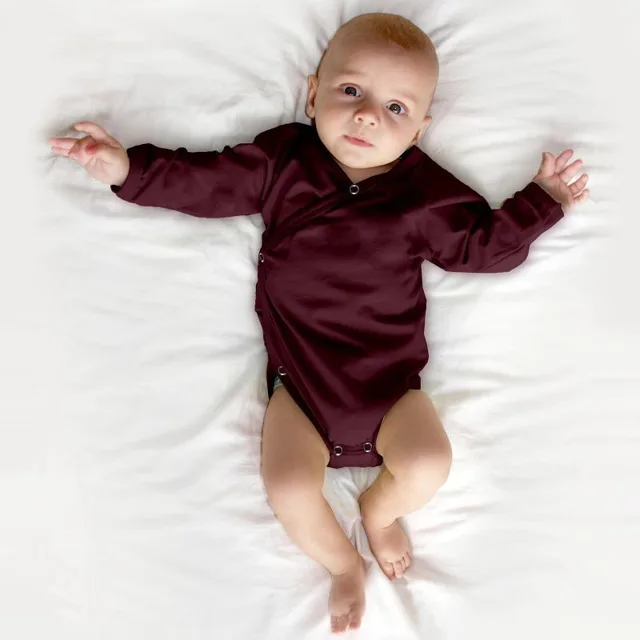 Jožánek Zavinovací body pro miminka – bordo | Jožánek®