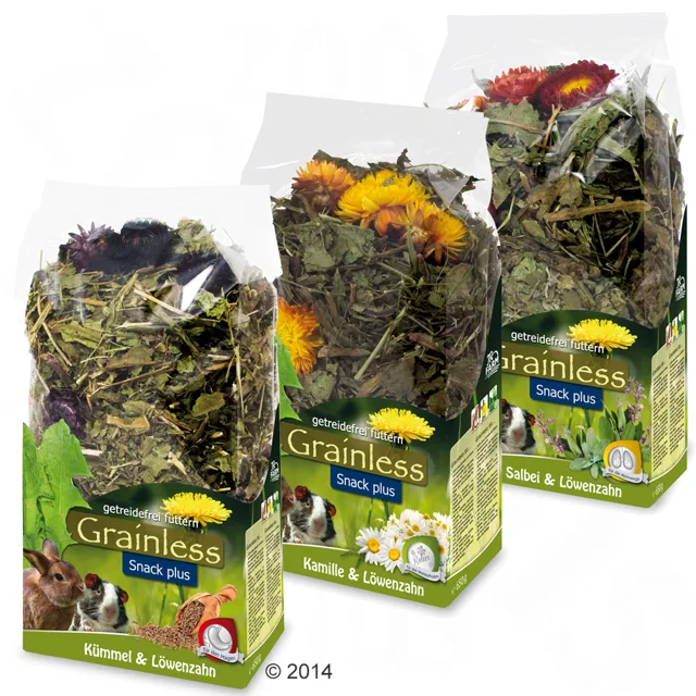 JR Farm Grainless Snack plus set - Výhodné balení 2 x 300 g