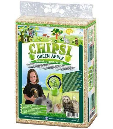 JRS Chipsi Green Apple - piliny jablečné 60 l
