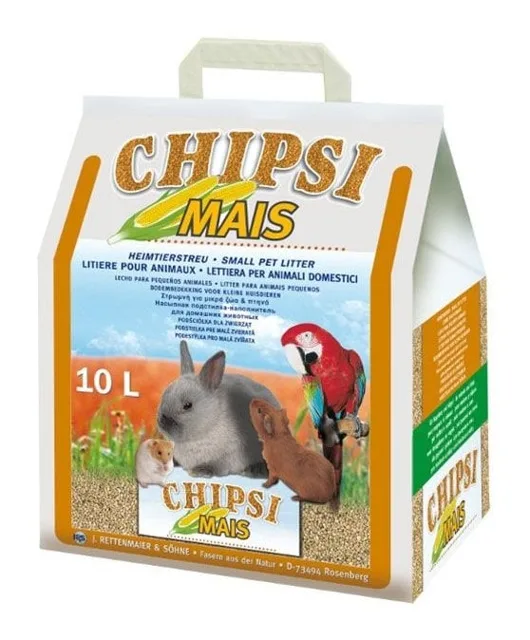 JRS Chipsi mais 10l/4.5kg - podestélka z kukuřičnéch klasů pro hlodavce
