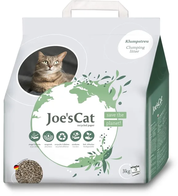 JRS Joe's Cat Ekologický hrudkující stelivo pro kočky 8L (3 kg)
