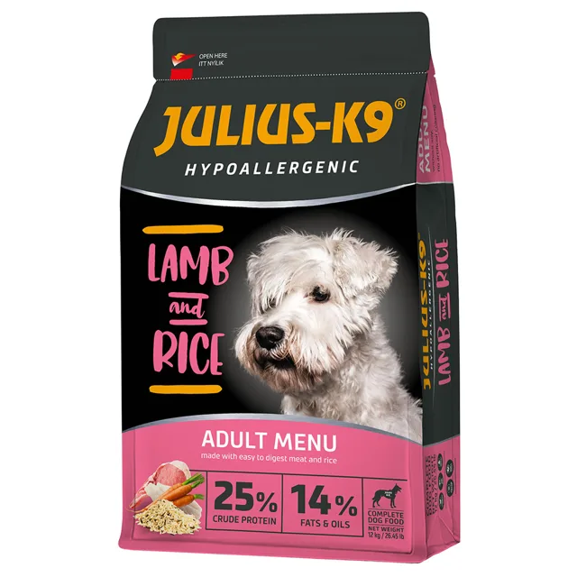 JULIUS-K9 High Premium Adult Hypoallergenic s jehněčím - 12 kg