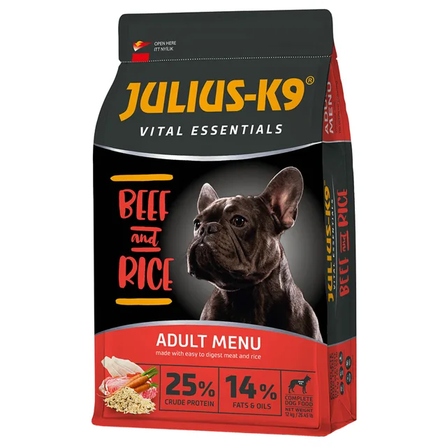 JULIUS-K9 High Premium Vital Essentials s hovězím - 12 kg