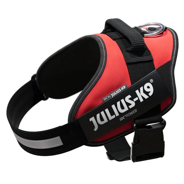 JULIUS-K9 IDC® Power postroj – červený - velikost L: obvod hrudníku 63 - 85 cm