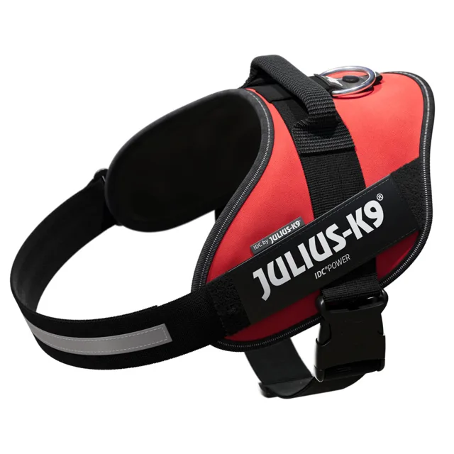 JULIUS-K9 IDC® Power postroj – červený - velikost XL: obvod hrudníku 71 - 96 cm