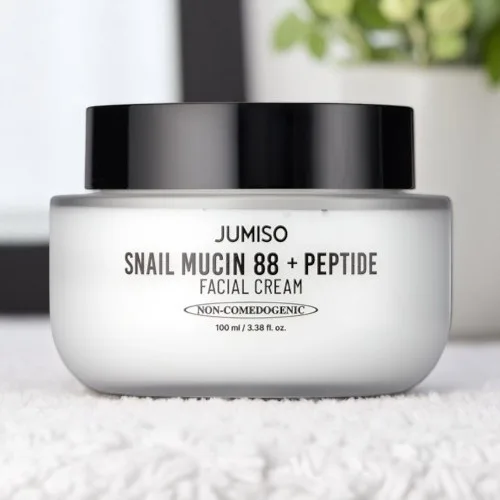 JUMISO - Snail Mucin 88 + Peptide Facial Cream - Nekomedogenní, regenerační krém na obličej se šnečím mucinem - 100 ml