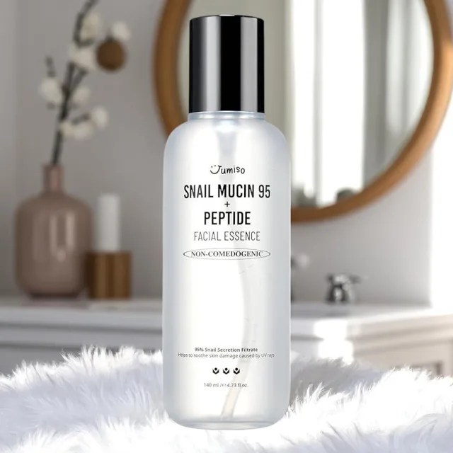 JUMISO - Snail Mucin 95 + Peptide Facial Essence - Nekomedogenní, pleťová essence se šnečím mucinem a peptidy - 140 ml