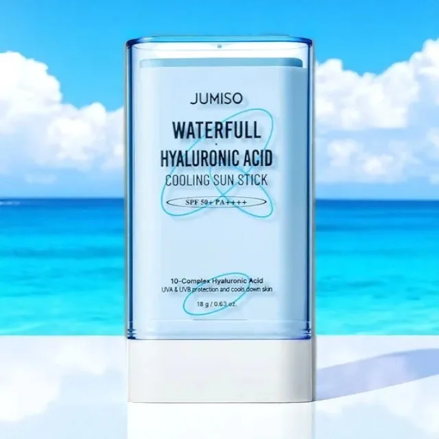 JUMISO - Waterfull Hyaluronic Acid Cooling Sun Stick - Hydratační, chladivé SPF v praktické tyčince - 18 g