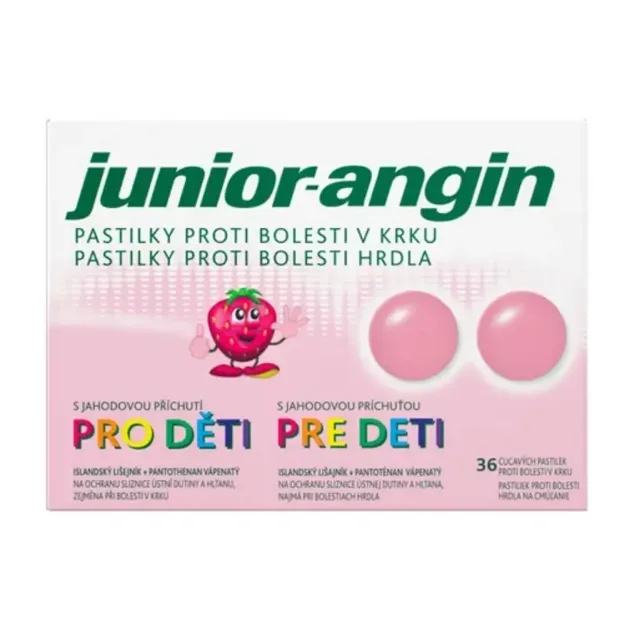 Junior-angin pastilky pro děti 36ks