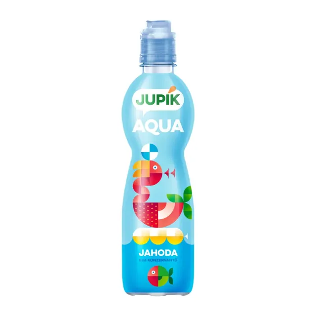 Jupík Nápoj Aqua s příchutí jahody 500 ml