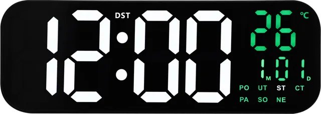 JVD Digitální nástěnné hodiny DH9016.3