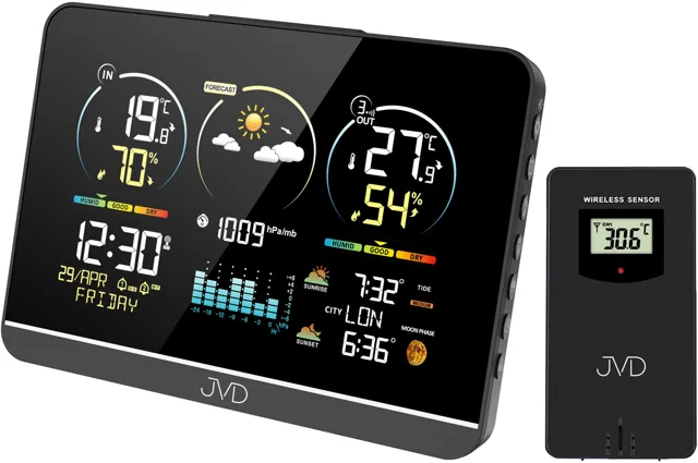 JVD Rádiem řízená meteorologická stanice RB3408