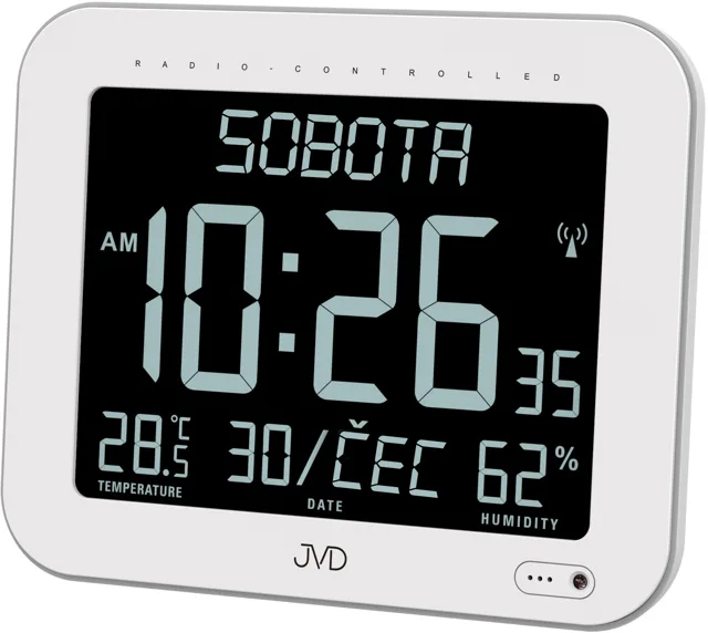 JVD Rádiem řízené digitální hodiny s budíkem DH9362.1