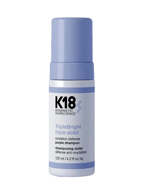 K18 Hair TripleBright Purple Shampoo, 125 ml