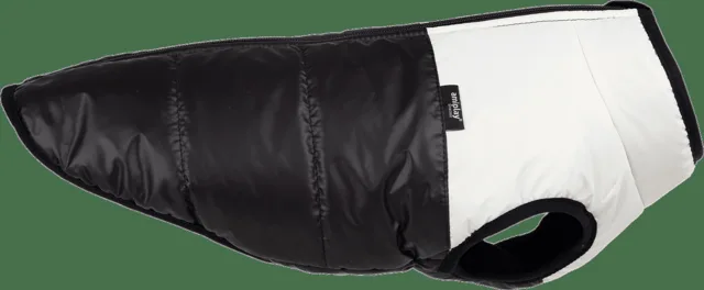 Kabát pro psy Amiplay Fluo Fluorescenční černo-bílý 50 x 49 x 67–74 cm