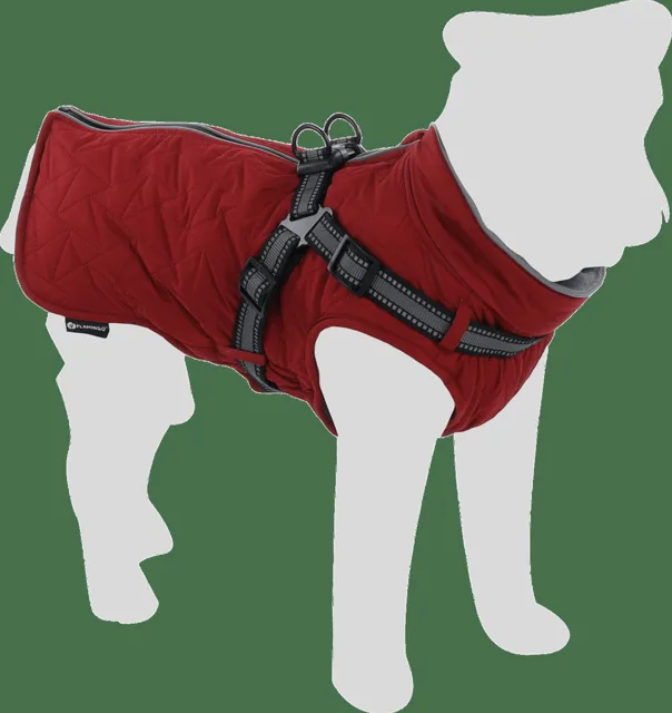 Kabátek Flamingo Duker zimní červený 30cm