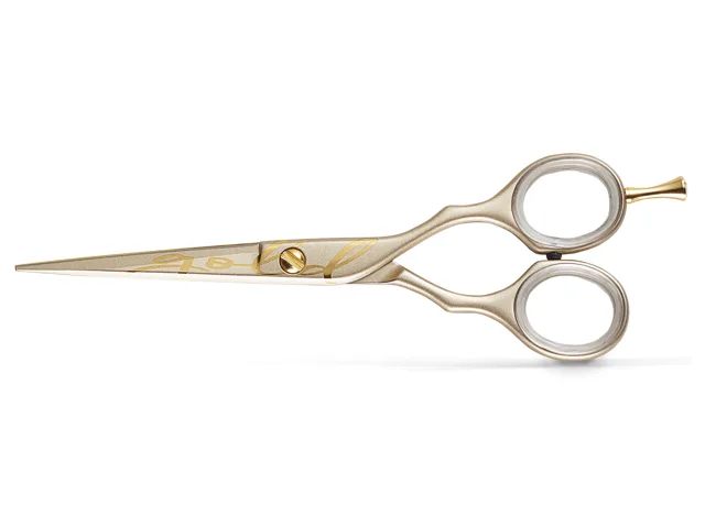 Kadeřnické nůžky Kiepe Luxury Premium Gold - 5,5" - zlaté (2451/5.5) + dárek zdarma