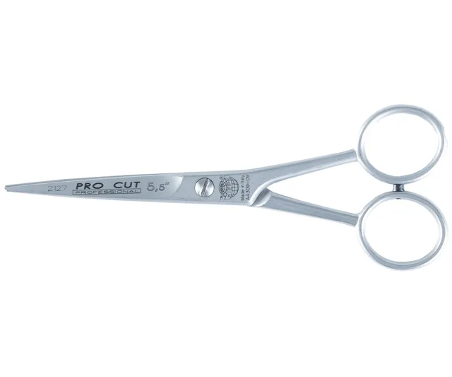 Kadeřnické nůžky s mikroozubením Kiepe Standard Hair Scissors Pro Cut 2127 - 5,5" stříbrné (2127/5.5) + dárek zdarma