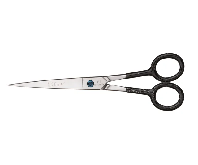 Kadeřnické nůžky s plastovou rukojetí a mikroozubením Eurostil Professional Initiation Scissors 6,5" (04359) + dárek zdarma